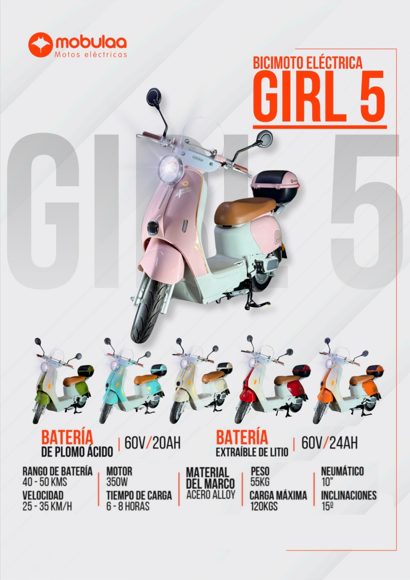 Mobula Girl 5 Litio